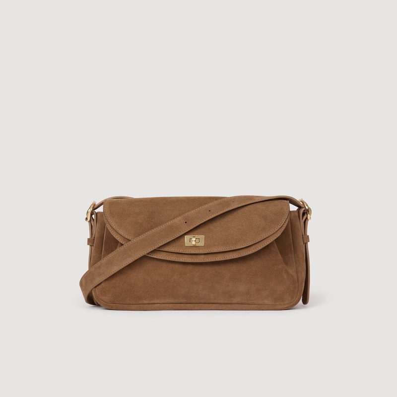 Le Mambo suede leather bag