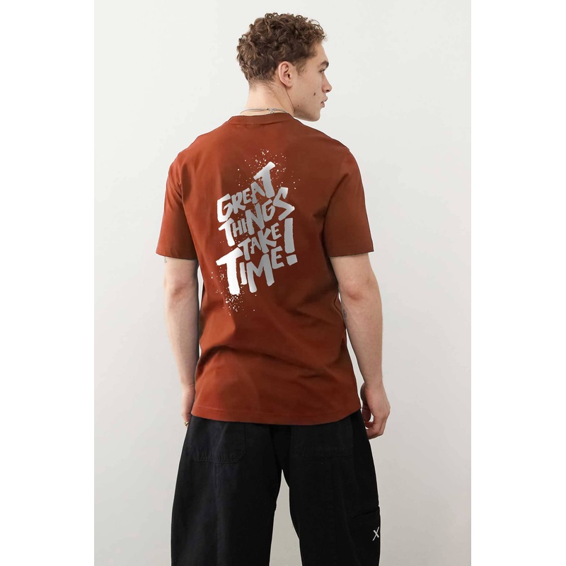 Max 21 Men’s Great Things Take Time Tee Shirt