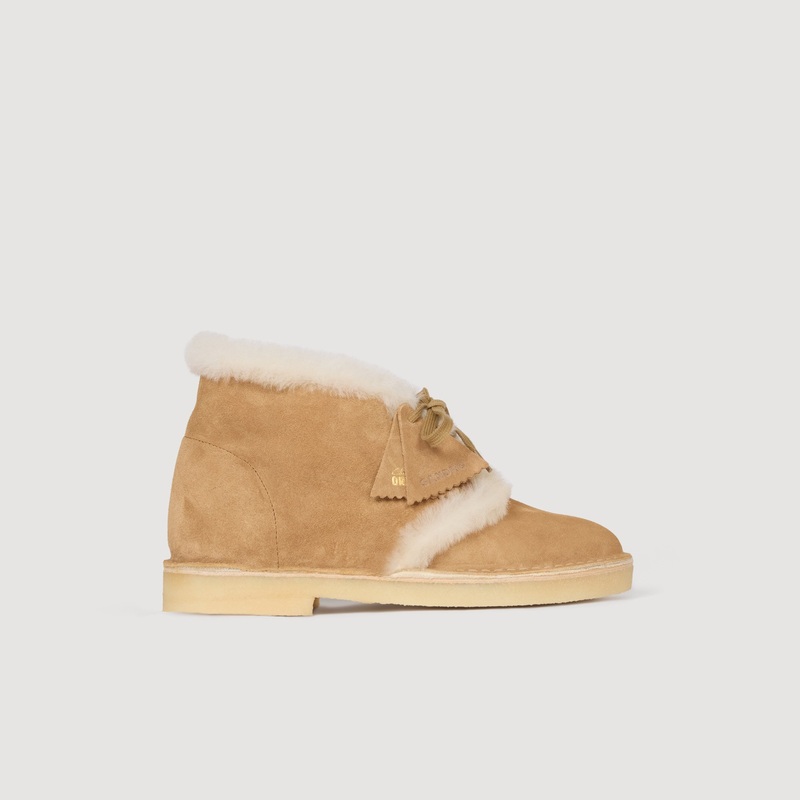 Shearling Desert Boots