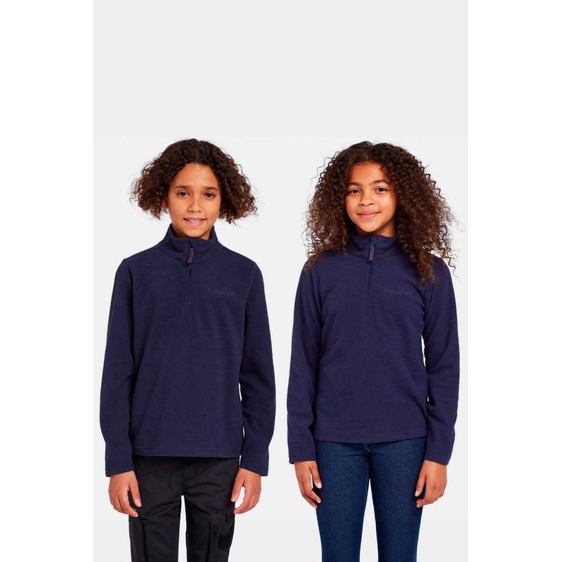 Freedom Trail Girl’s Quarter Zipper Polar Fleece Sweat Shirt