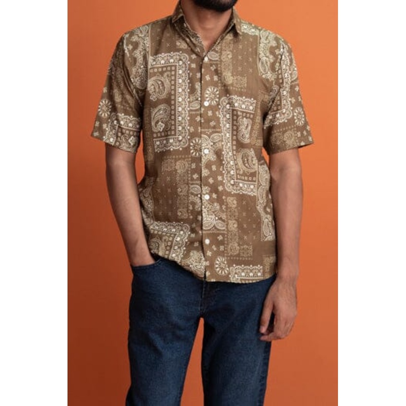 Gravity Men’s Slim Fit Short Sleeve Casual Shirt