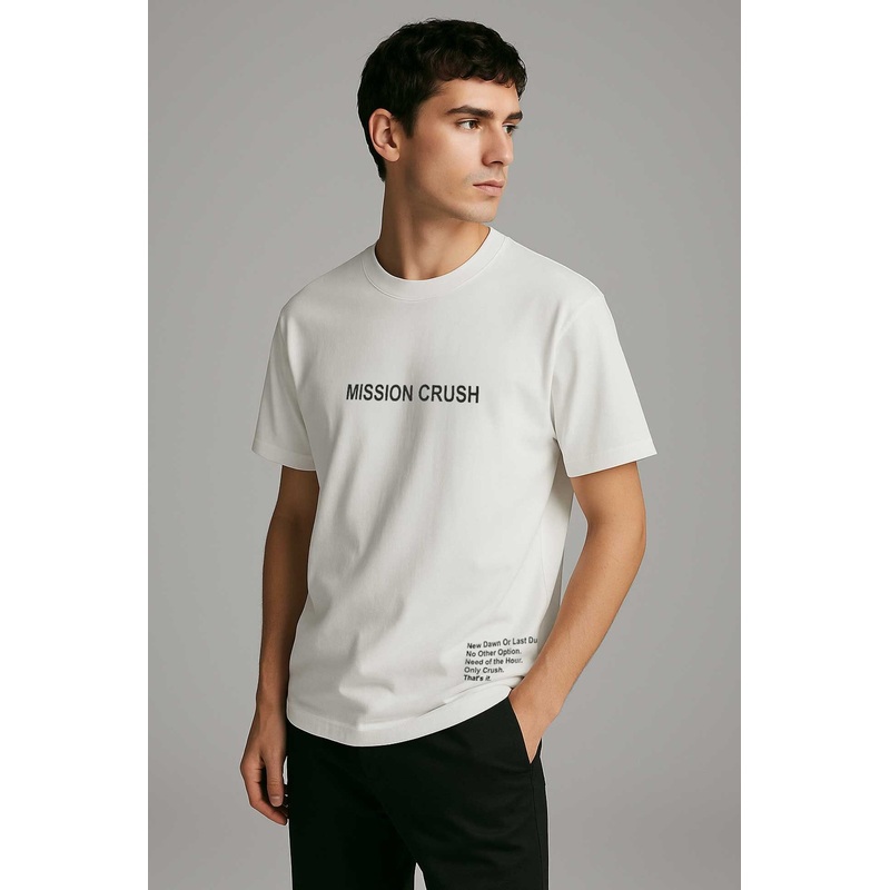 Max 21 Men’s Mission Crush Crew Neck Tee Shirt