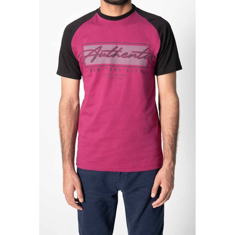 Max 21 Men’s New York Raglan Sleeve Tee Shirt