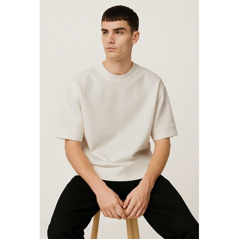 Polo Republica Men’s Drop Shoulder Oversized Tee Shirt