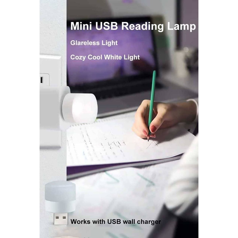 White USB Portable LED Mini Bulb