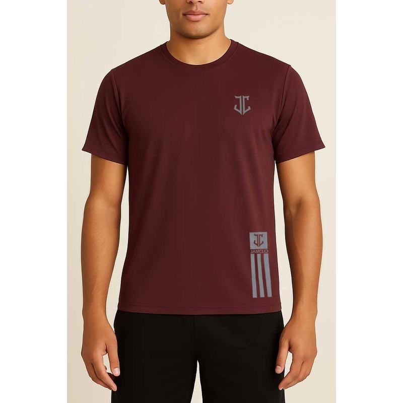 Jamclo Originals Men’s Reflective Logo Activewear Tee Shirt