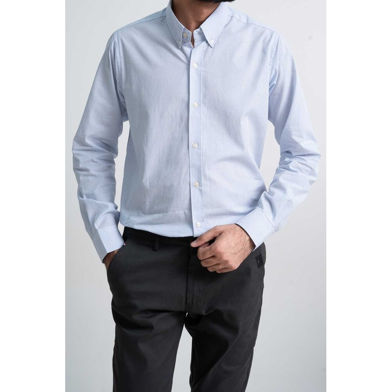 Jamclo Originals Men’s Textured Button Down Casual Shirt