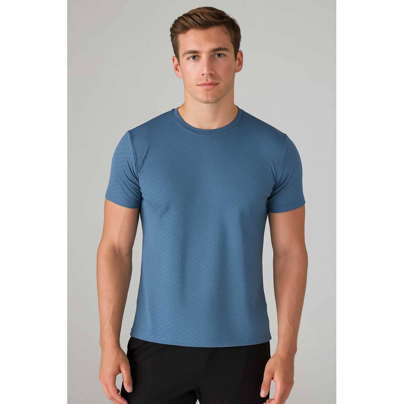 Jay Cee Men’s Four-Way Stretch Dry Fit Activewear Tee Shirt