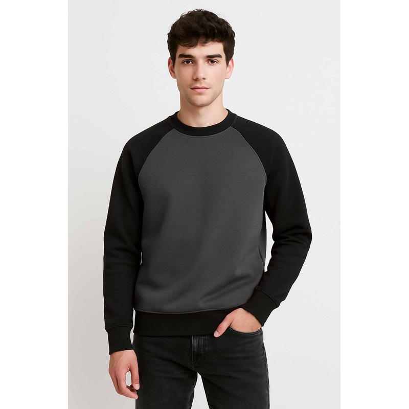 Polo Republica Men’s Raglan Sleeve Fleece Sweat Shirt