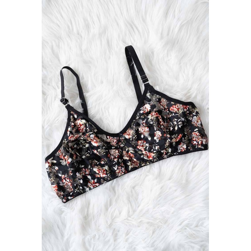 Capri Women’s Floral Net Bra