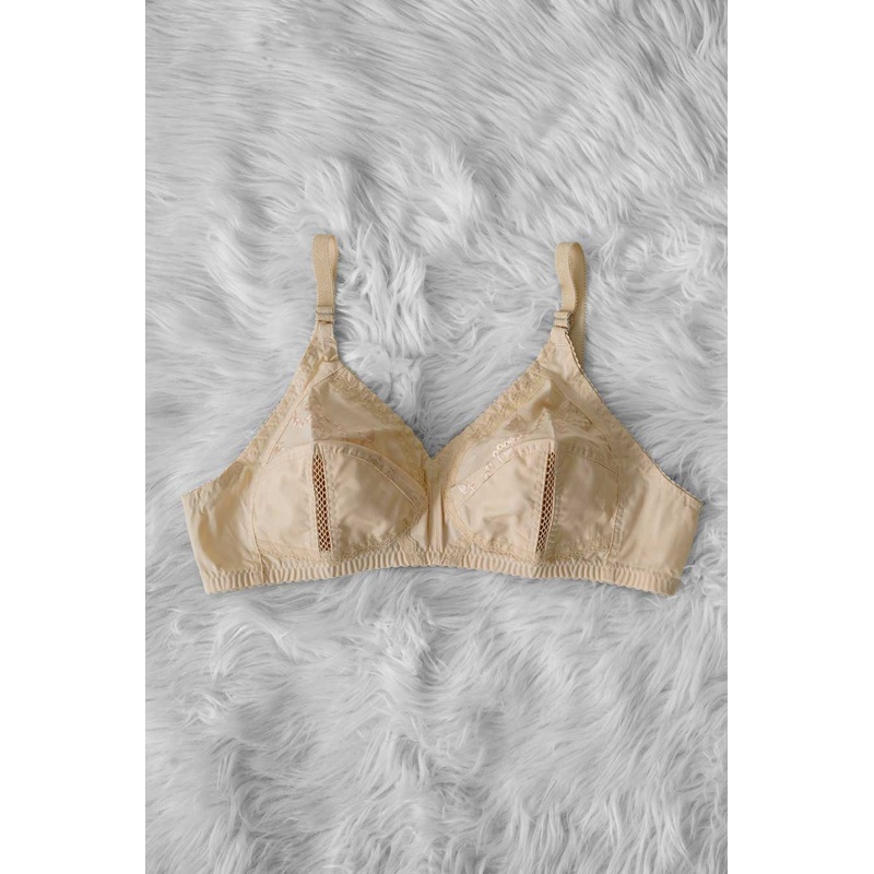 Five Star Women’s Breathable Embroidered Cotton Bra