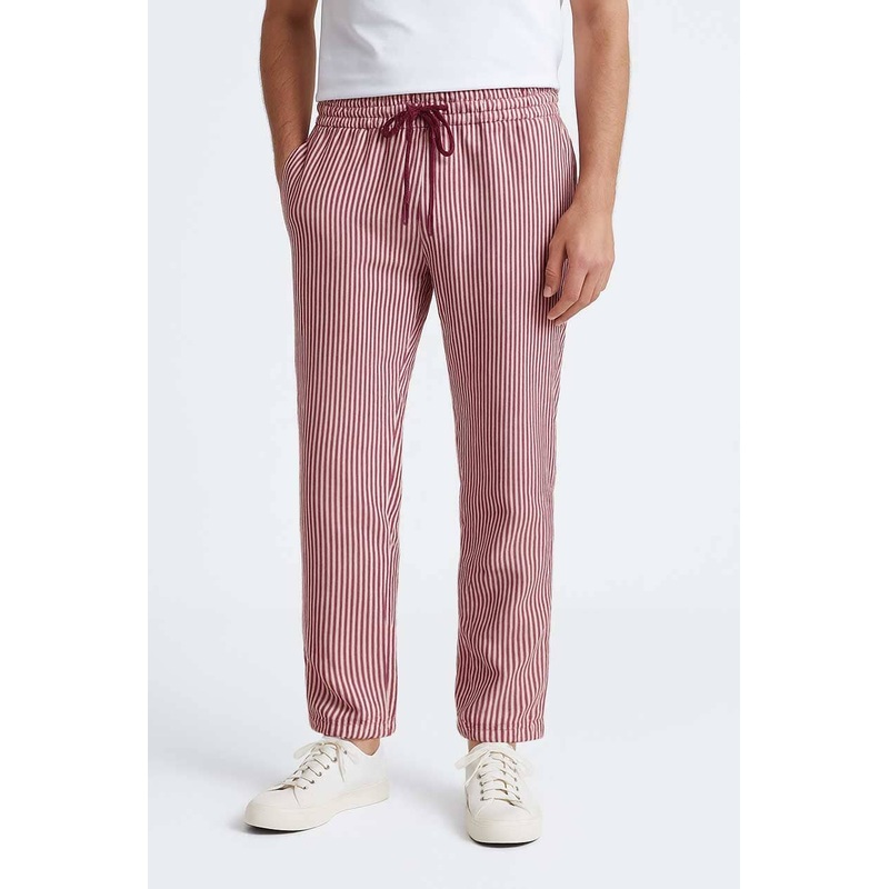 Max 21 Men’s Striped Regular Fit Trousers