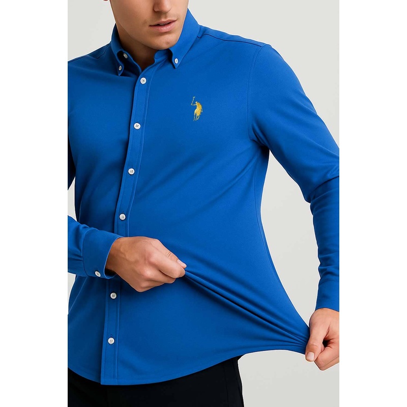 Polo Republica Men’s Stretchable Signature Pony Casual Shirt
