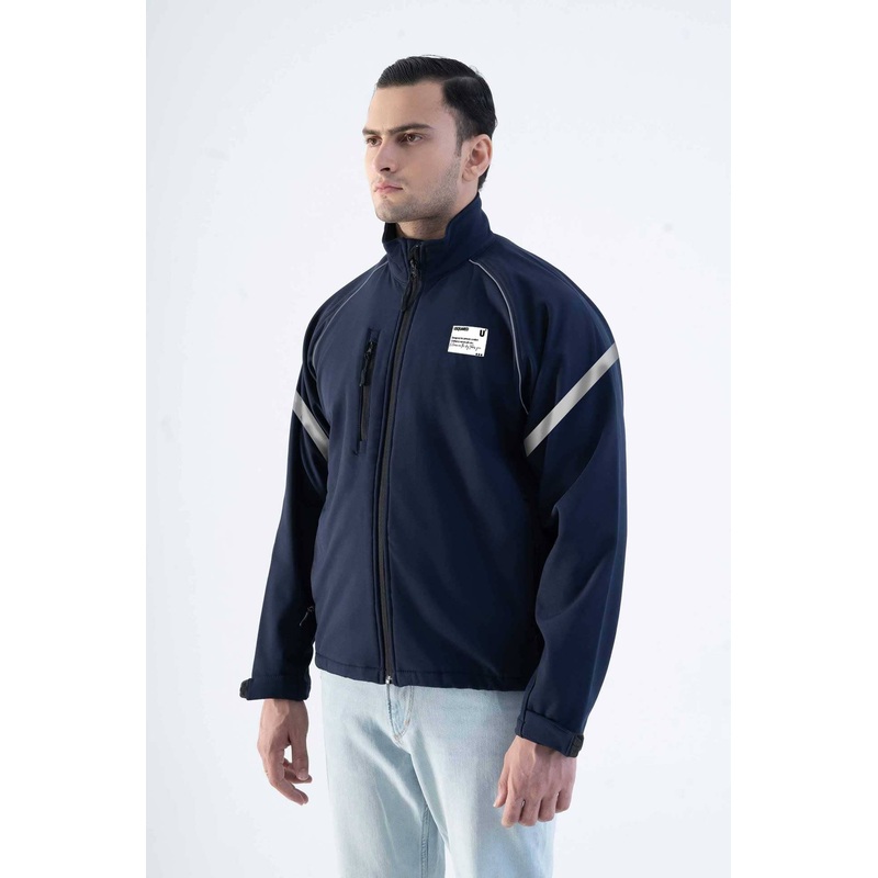 USQUARED Sleeves Reflective Stripe Performance Softshell Jacket