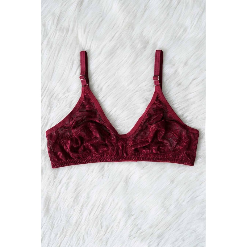 Five Star Women’s Floral Net Bra