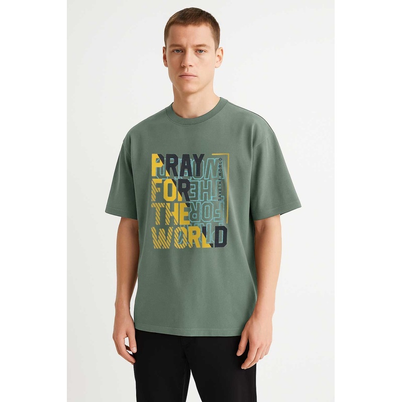 L7 Men’s Pray For The World Tee Shirt
