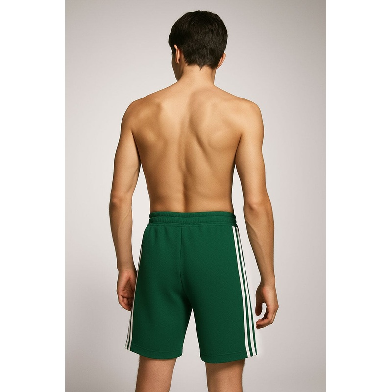 Men’s Contrast Side Striped Pique Shorts
