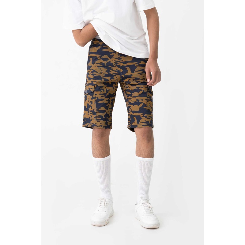 O&S Men’s Camouflage Printed Cargo Shorts