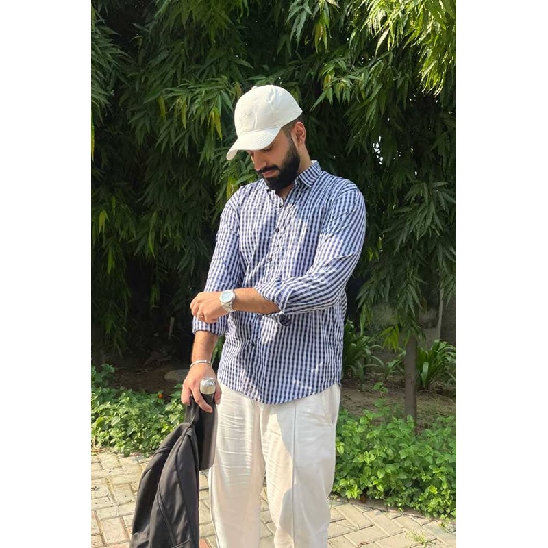 Scanners Elegant Men’s Checkered Casual Shirt