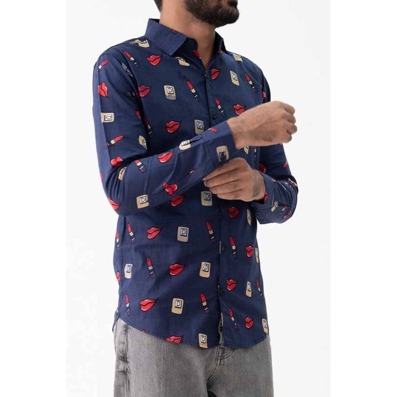 Scanners Elegant Men’s Printed Casual Shirt