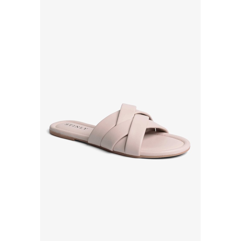 Stinly Women’s Cross Straps Flat Slippers