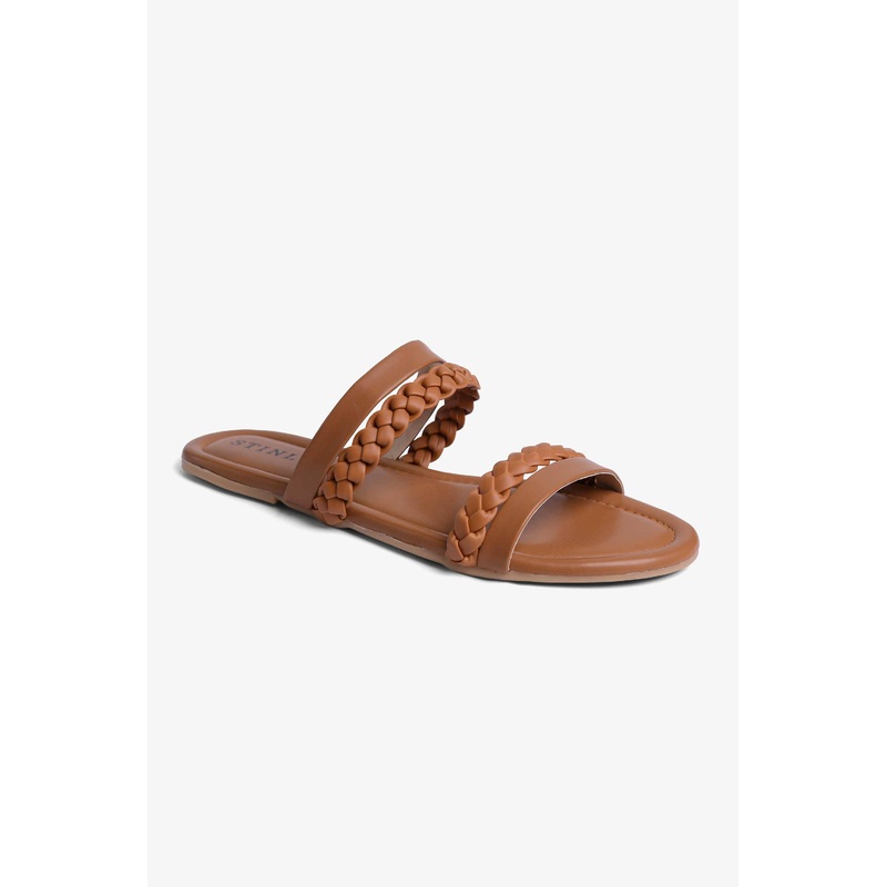 Stinly Womens Braided Flat Chappal