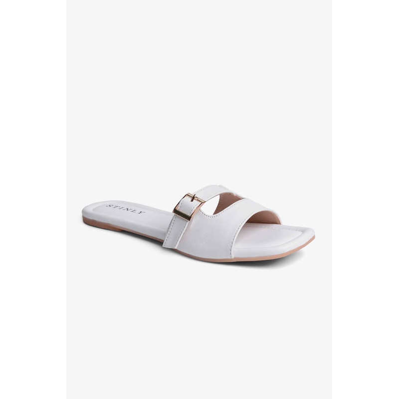 Stinly Womens Cut-Out Flat Chappal