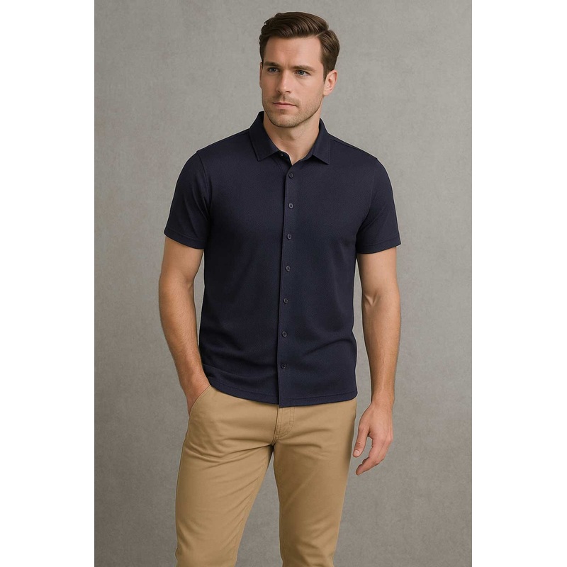 Jay Cee Men’s Mesh Casual Shirt