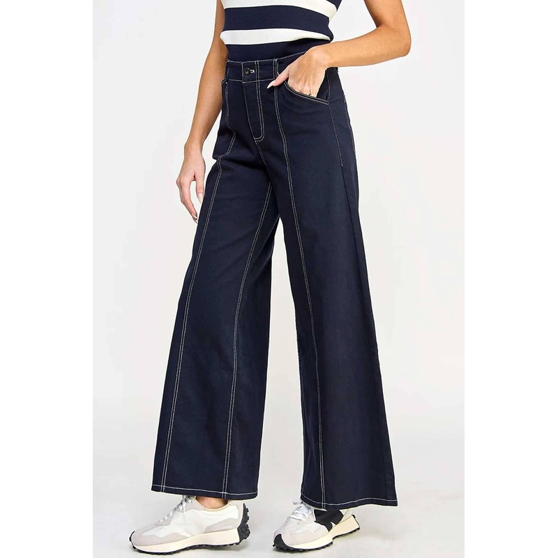 Map Women’s Contrast Flared Denim