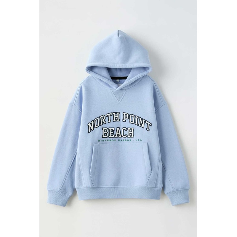 ZRA Boy’s Printed Pullover Hoodie