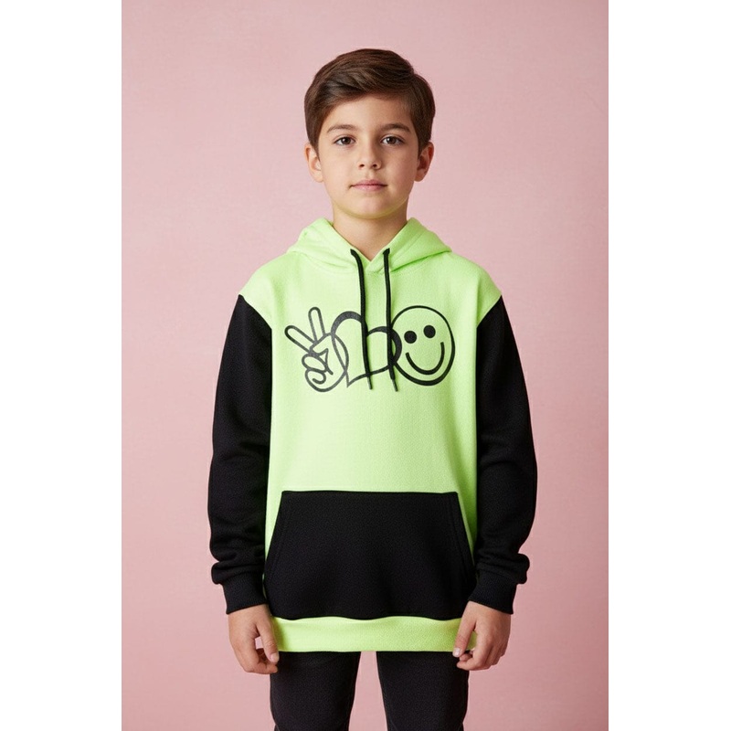 Boy’s Printed Pullover Hoodie