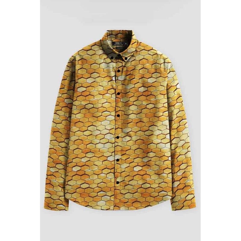 Nexoluce Men’s Lderitz Tailor Fit Casual Shirt