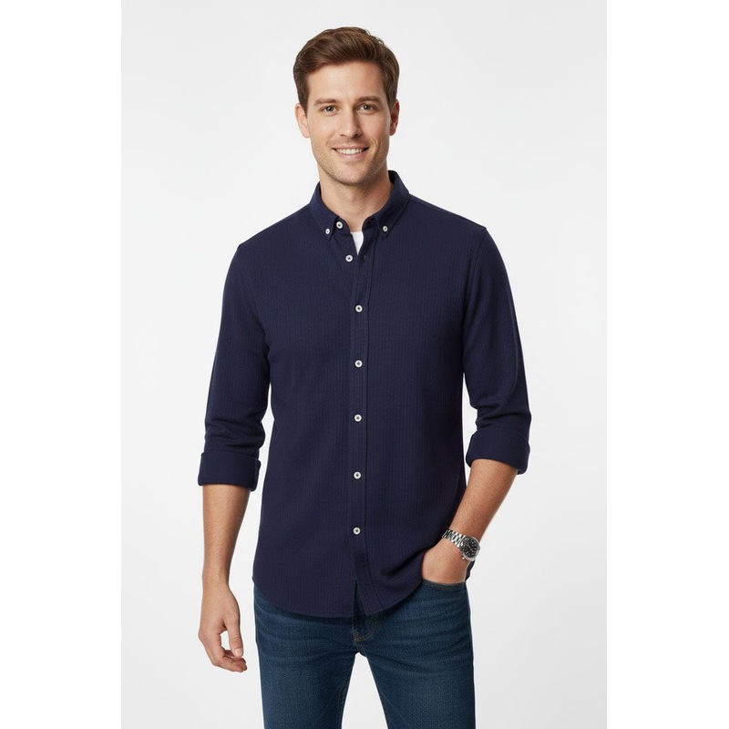 Polo Republica Men’s Interlock Casual Shirt