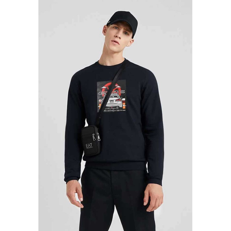 Polo Republica Men’s PakWheels Reborn Printed Fleece Sweat Shirt