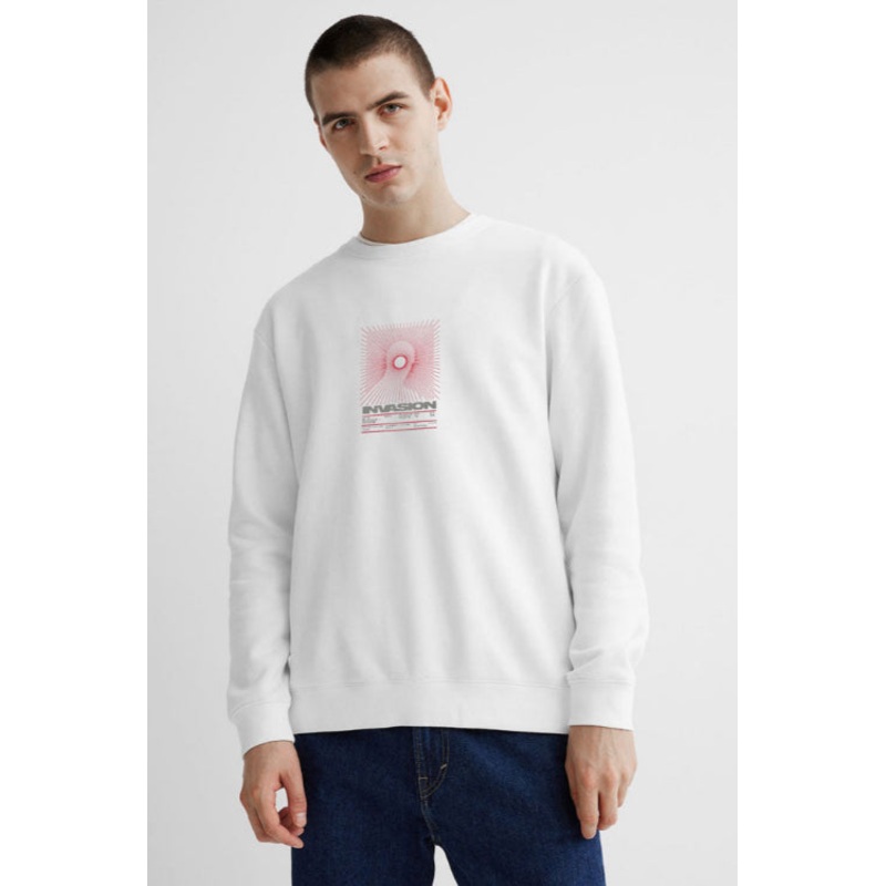 HAS Apparel Men’s Invasion Printed Long Sleeve Sweat Shirt