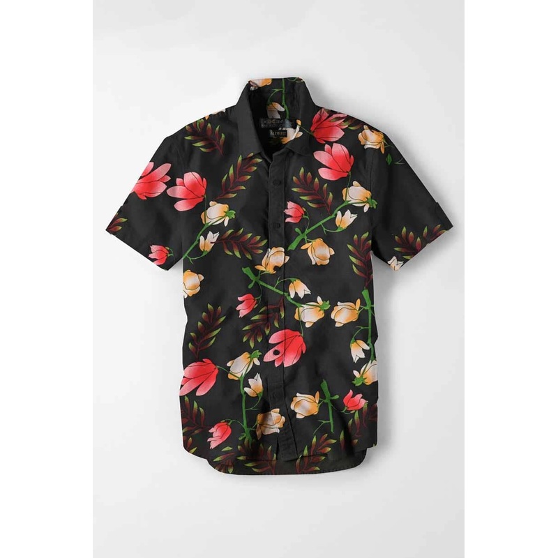 Nexoluce Men’s Slim Fit Abbotsford Short Sleeve Casual Shirt