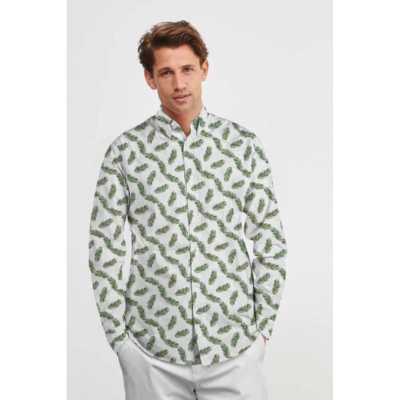 Nexoluce Men’s Vladimir Tailor Fit Casual Shirt