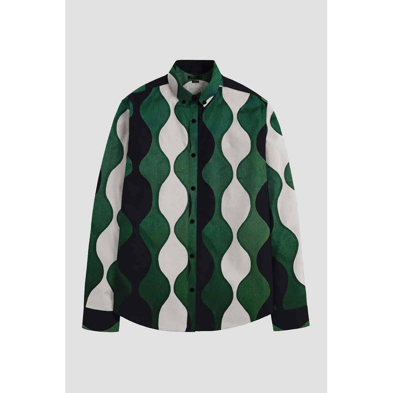 Nexoluce Men’s Warsaw Slim Fit Casual Shirt