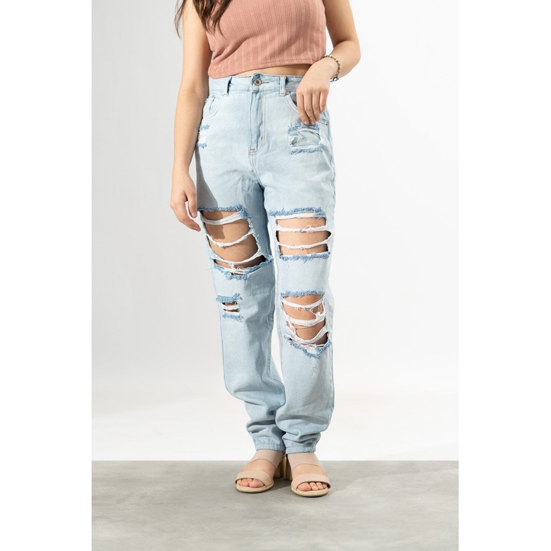 PLT Women’s Distressed Minor Fault  Denim