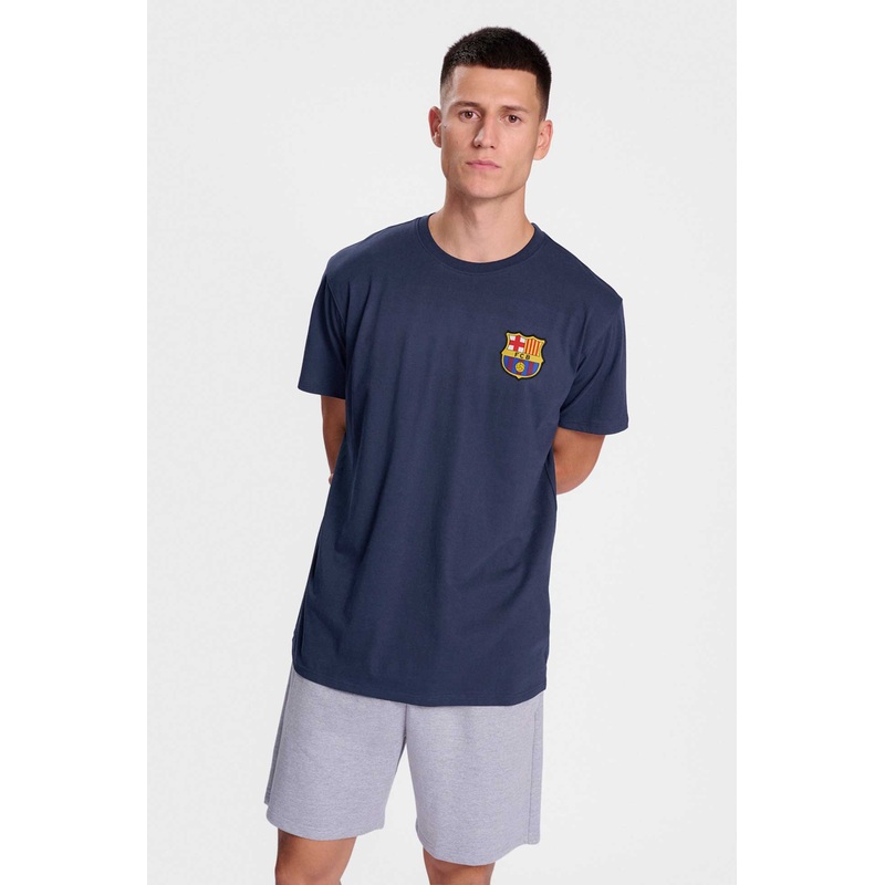 125 Men’s Embroidered Barcelona Badge Tee Shirt