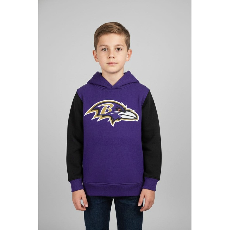 NFL Boy’s Baltimore Ravens Pullover Hoodie