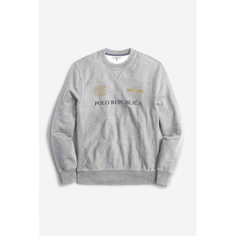 Polo Republica Men’s Double Pony 85 Printed Fleece Sweat Shirt