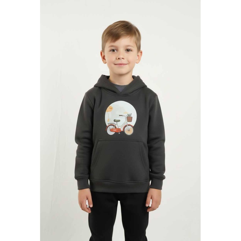 Tiny Teens Boy’s Bicycle Pullover Hoodie