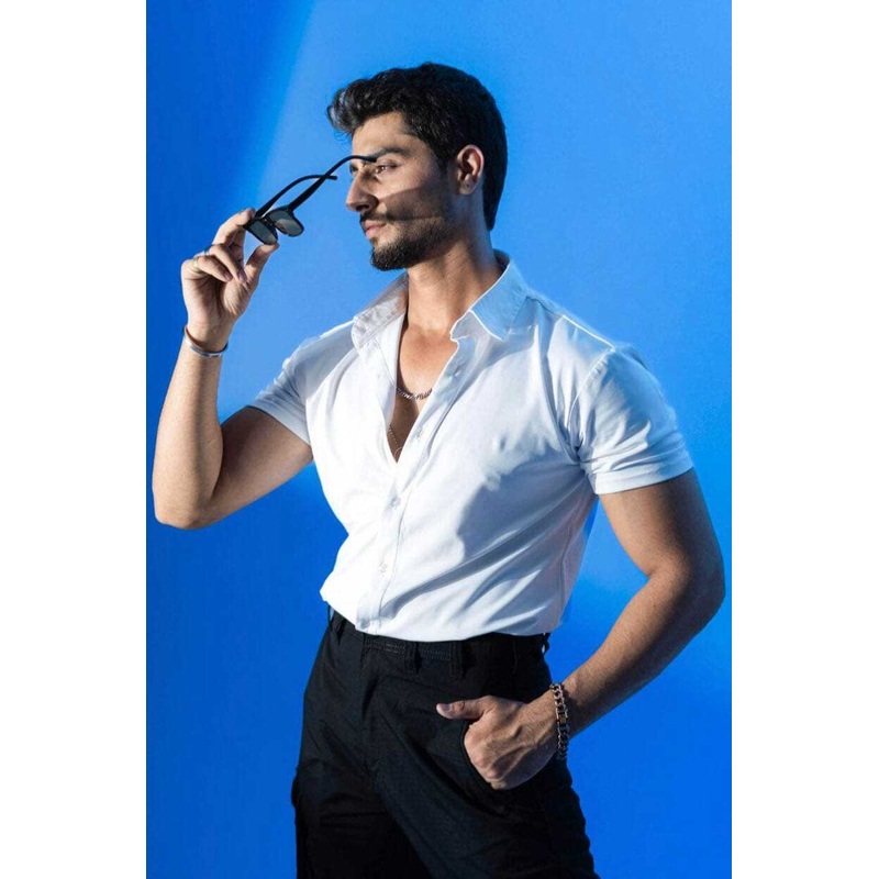 Polo Republica Men’s Slim Fit AirFlex: The Go-Anywhere Short Sleeves Shirt