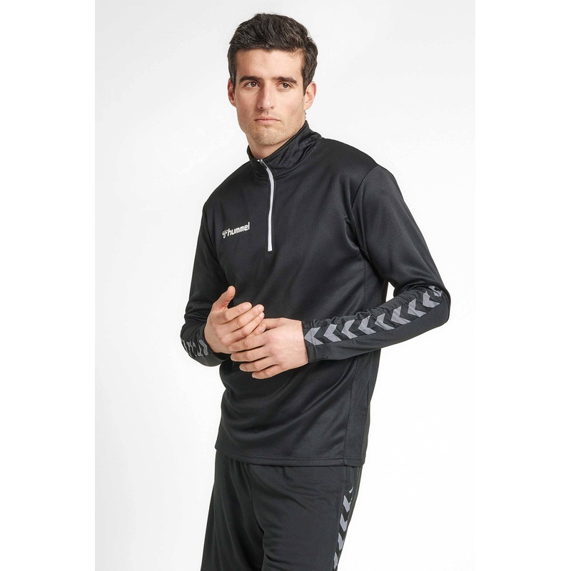 Hummel Men’s Arrow Panel Activewear Quarter Zipper Sweat Shirt