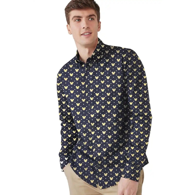 New Fashion Men’s Star Printed Smart Fit Casual Shirt