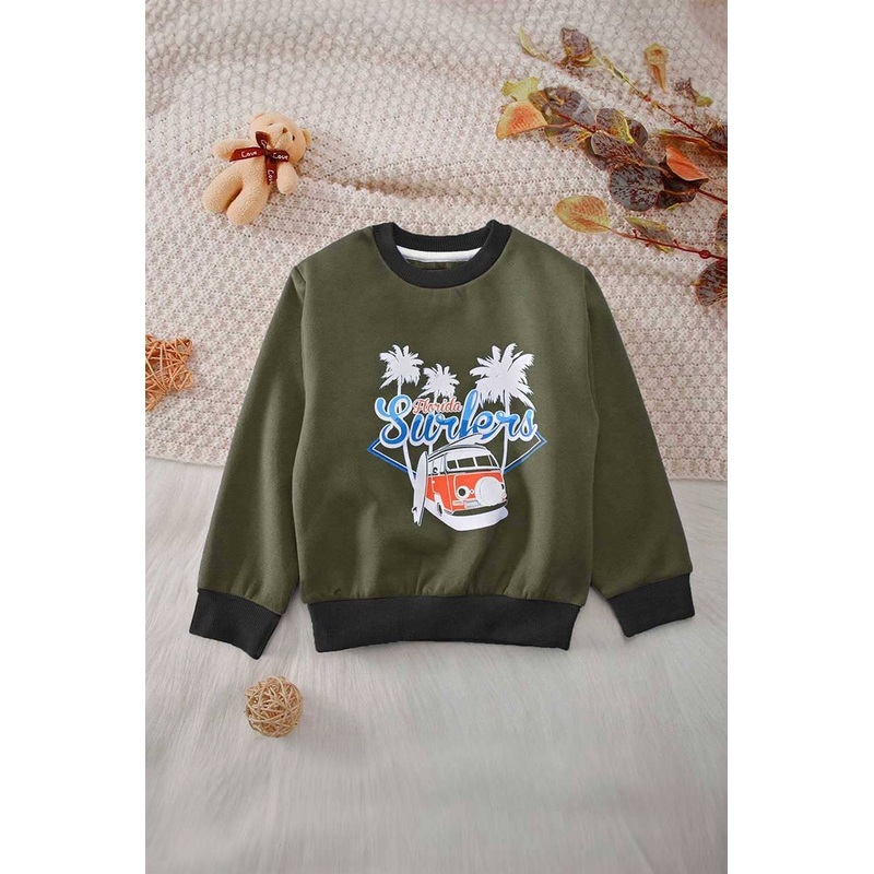 Archer & Finch Kid’s Florida Surfers Printed Sweat Shirt