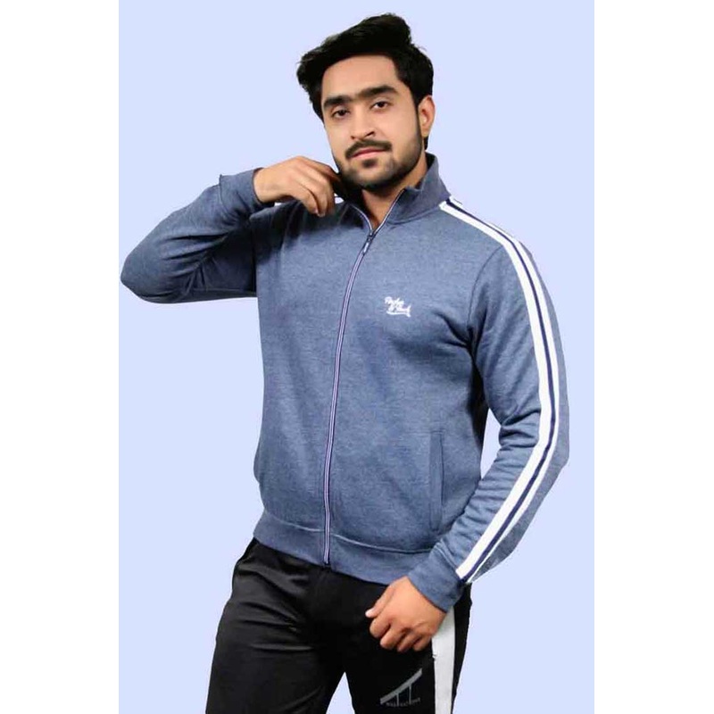 Archer & Finch Men’s Logo Embroidered Fleece Zipper Jacket