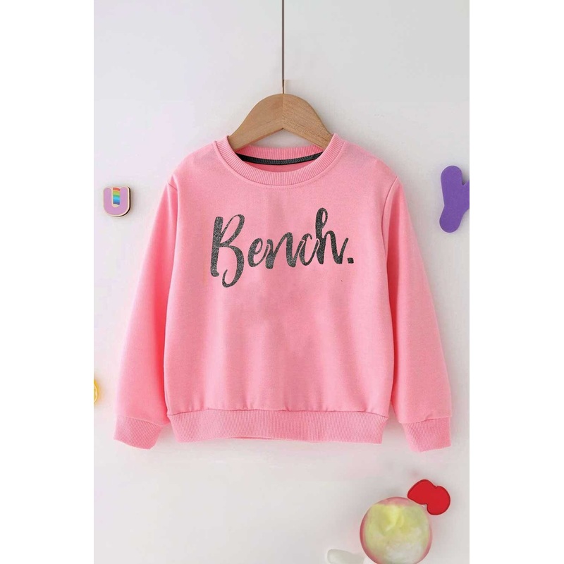 Bench Kid’s Printed Long Sleeve Fleece Sweatshirt