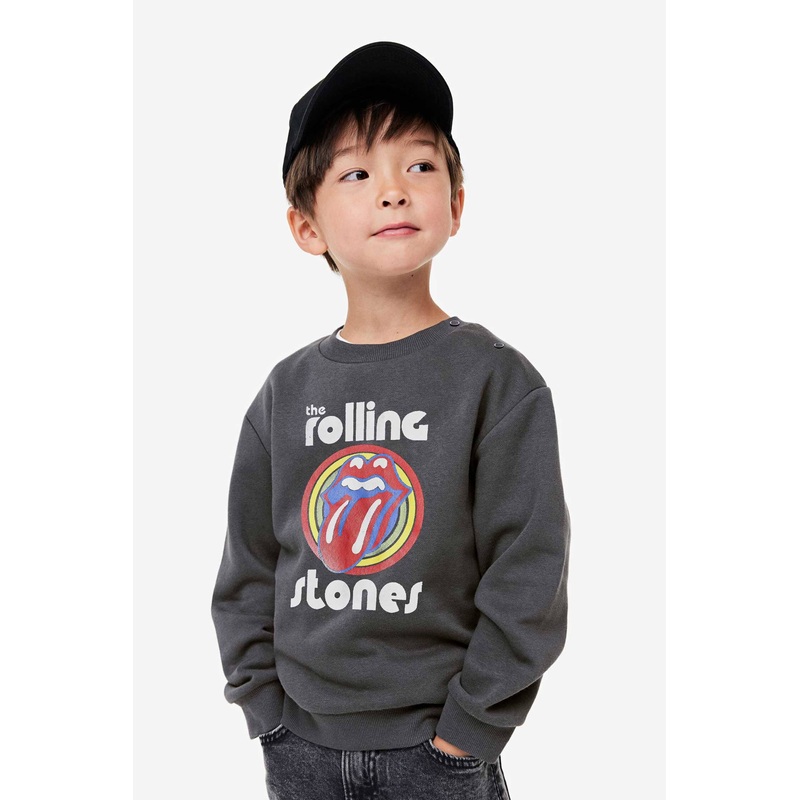 HM Kid’s Rolling Stones Printed Terry Sweat Shirt
